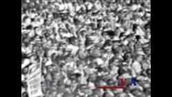 活动人士借马丁路德金纪念日聚集白宫提出各种诉求