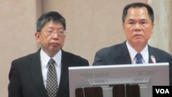 台灣官員6月6號在立法院就馬英九訪港議題接受質詢