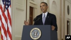 美國總統奧巴馬發表全國電視講話