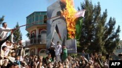 阿富汗反巴基斯坦的示威活動。(資料照片)