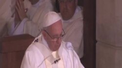 教宗譴責恐怖主義 為敘利亞祈禱