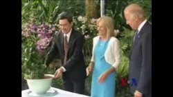 美国副总统会晤新加坡总理 