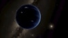 An artist's rendering shows the distant view from "Planet Nine" back towards the sun, in this handout photo provided by the California Institute of Technology (Caltech) in Pasadena, California, Jan. 20, 2016.