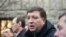 Бывший мэр Тбилиси Гиги Угулава на митинге у здания парламента Грузии. Архивное фото.