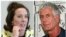 This combination of 2004 and 2016 file photos shows fashion designer Kate Spade and chef Anthony Bourdain in New York. 