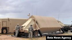 X波段TYP-2型反导弹雷达装置。(美国军方照片)