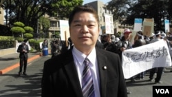 民进党立委蔡煌榔(美国之音申华拍摄)