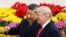 U.S. President Donald Trump and China's President Xi Jinping attend a welcoming ceremony in Beijing, Nov. 9, 2017. 