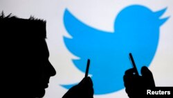 推特的标志。（资料照片）