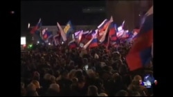 克里米亚将近97%公投者支持脱乌入俄