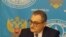 俄罗斯副外长莫尔古洛夫。(美国之音白桦拍摄)
