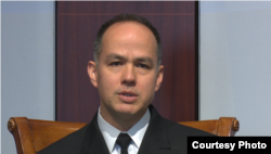 美國導彈防禦局副局長希爾少將 （美國之音黎堡攝 ）