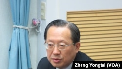 台湾经济部国贸局副局长 徐大卫(美国之音张永泰拍摄)