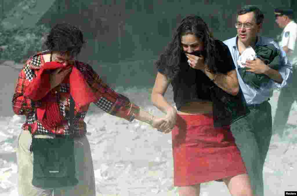 逃離世貿中心地帶