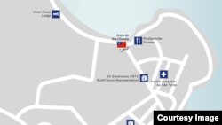 A dunk artist performs during halftime at the FIBA World Cup basketball match between South Korea and Nigeria in Wuhan, China.