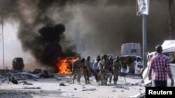 Wuta take ci a inda aka kai harin ranar Asabar.