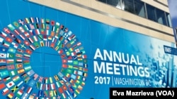 在華盛頓舉行的國際貨幣基金組織2017年年年會