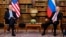 Джо Байден и Владимир Путин, Женева, Швейцария, 16 июня 2021 г. 
