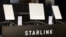 Starlink satellite antennas