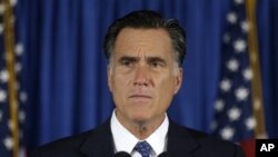 Republican presidential candidate, former Massachusetts Gov. Mitt Romney comments on killing of US embassy officials, Sept. 12, 2012
