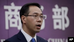 中國商務部發言人高峰(資料照)