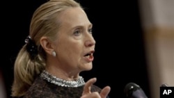 美國國務卿克林頓 (資料照片)