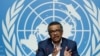 FILE - Director-General of the World Health Organization (WHO) Tedros Adhanom Ghebreyesus gives a news conference at the United Nations in Geneva, Switzerland, Aug. 14, 2018.