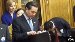 王毅2013年春季陪同習近平訪問莫斯科（美國之音白樺拍攝）