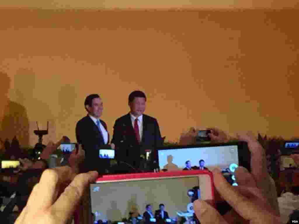 马习会正式登场 马习的历史之握（美国之音李逸华）