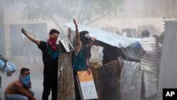 2014年2月28日在委內瑞拉首都加拉加斯的反政府示威 (資料照片)