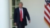 President Donald Trump walks out of the Oval Office into the Rose Garden of the White House in Washington, June 1, 2017. Republican lawmakers have begun to press Trump on whether tapes exist from his conversations with since fired FBI director James Comey