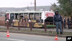 發生爆炸的公共汽車