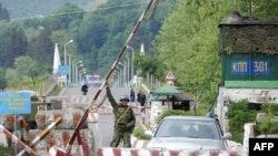 КПП на грузино-абхазской границе