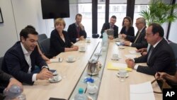 希臘總理齊普拉斯與歐洲領袖商討新的救助計劃