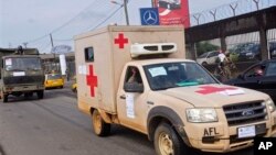 利比里亞派出軍方醫療車輛防備