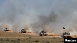 以色列坦克從加沙返回以色列