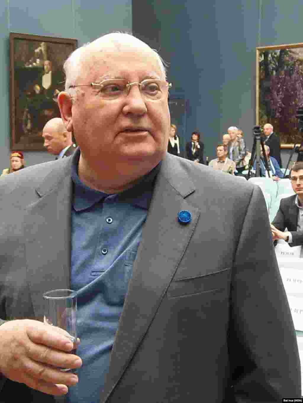 戈尔巴乔夫(美国之音白桦拍摄)
