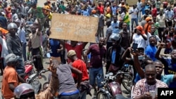 Masu zanga-zangar kin jinin gwamnati a kasar Togo