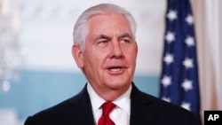 美國國務卿蒂勒森 (資料圖片)