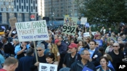 紐約“佔領華爾街”抗議