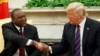 Президент США Дональд Трамп и президент Кении Ухура Кениату (архивное фото)