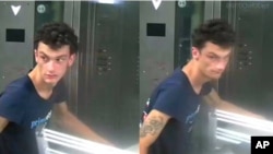 Полиция Нью-Йорка опубликовала фотографию подозреваемого - он попал в объектив камеры наблюдения в метро