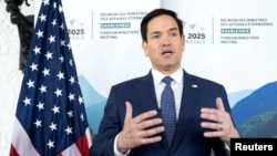 Госсекретарь США Марко Рубио после встречи министров иностранных дел стран «Большой семерки» в Канаде, 14 марта 2025 года (фото Saul Loeb/Pool via Reuters)