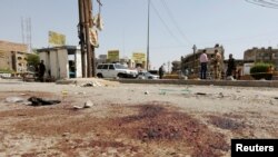 伊拉克自殺炸彈資料照。