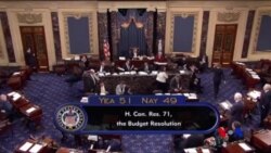 共和黨人以微弱多數在參議院通過預算案