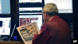 美國股市擔憂財政懸崖導致經濟衰退(資料圖片)