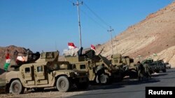 12月21日伊拉克庫爾德戰士於辛賈爾山區