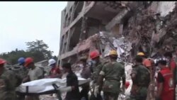 2013-05-02 美國之音視頻新聞: 孟加拉倒塌工廠大廈再發現更多屍體