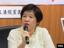 台联党立委 黄文玲 (美国之音张永泰拍摄)