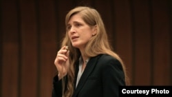 美国常驻联合国代表鲍尔（图片来源：U.S. Mission Geneva）